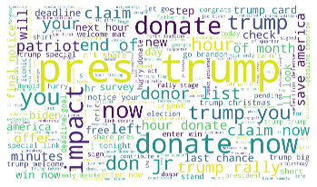trump word cloud